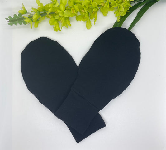 Stop Itching Organic Cotton Eczema Mittens/Non Allergy Clothing Mitts