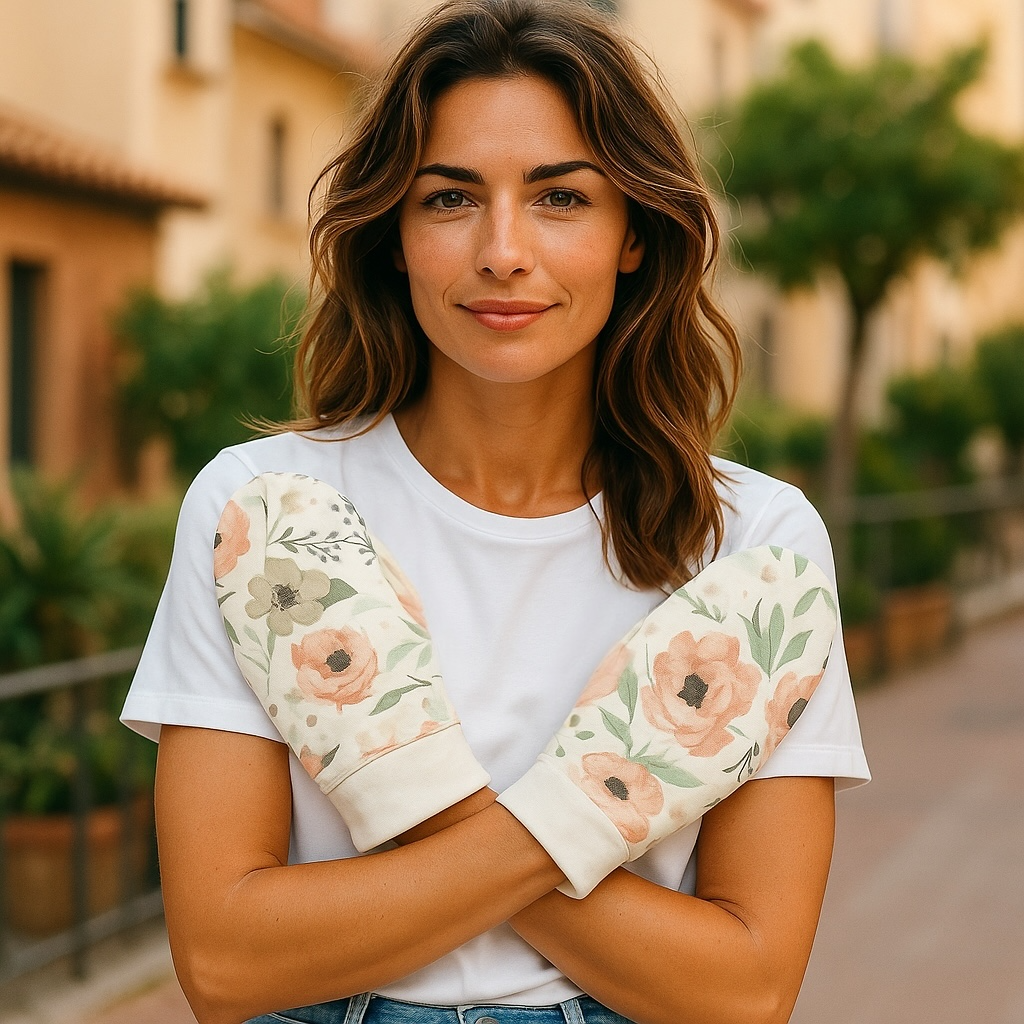 Floral Cotton Print Super Soft – Eczema Relief, Anxiety Comfort & Sleep Aid for Women